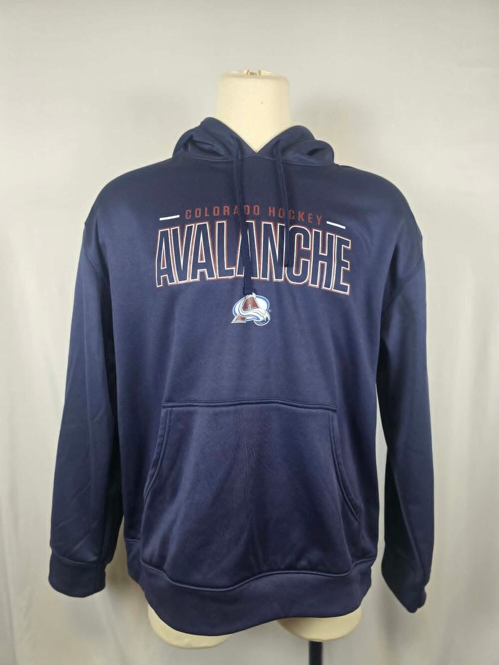 NHL Colorado Avalanche Pullover Hoodie Blue Men's XL Official Hockey Sweatshirt